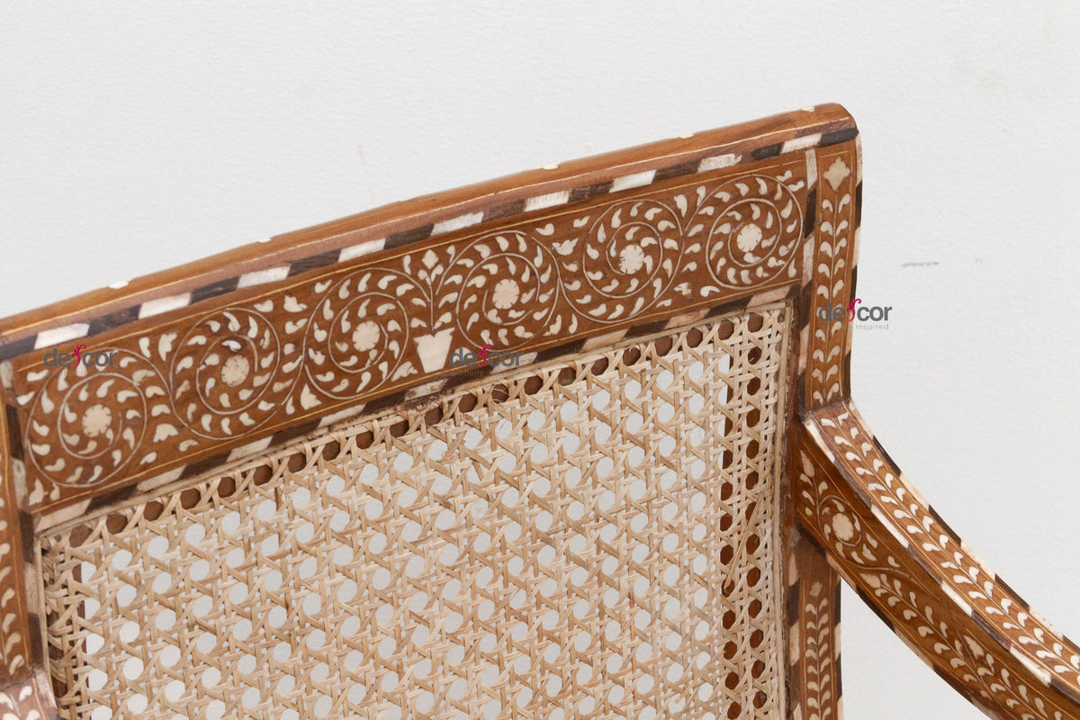 Beautifully Inlaid Anglo Indian Armchair