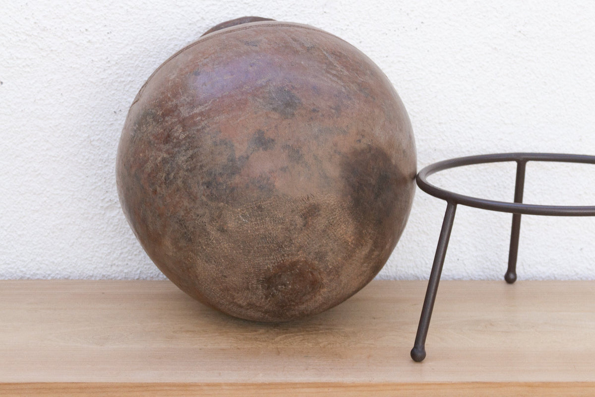 Authentic Antique African Mossi Pot on Stand