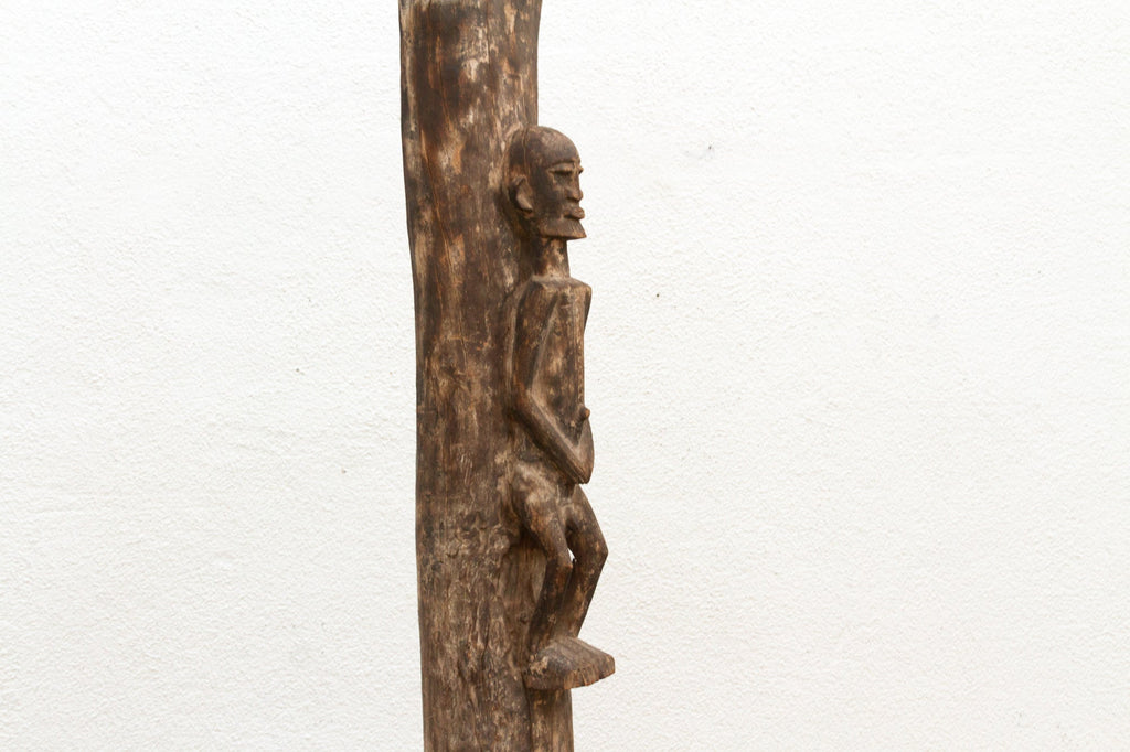 Authentic Finely Carved Yoruba House Post