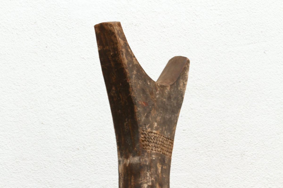 Authentic Finely Carved Yoruba House Post