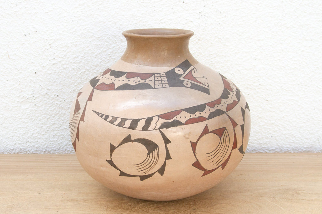 Vintage Desert Serpent Mata Ortiz Jug