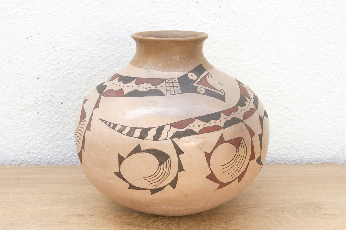 Vintage Desert Serpent Mata Ortiz Jug