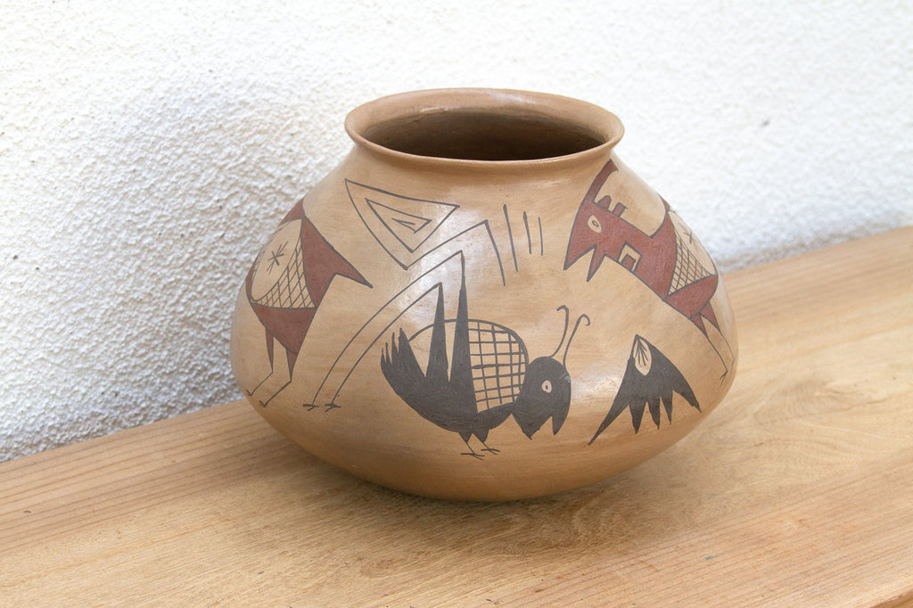Mata Ortiz Tribal Art Mexican Cantaro