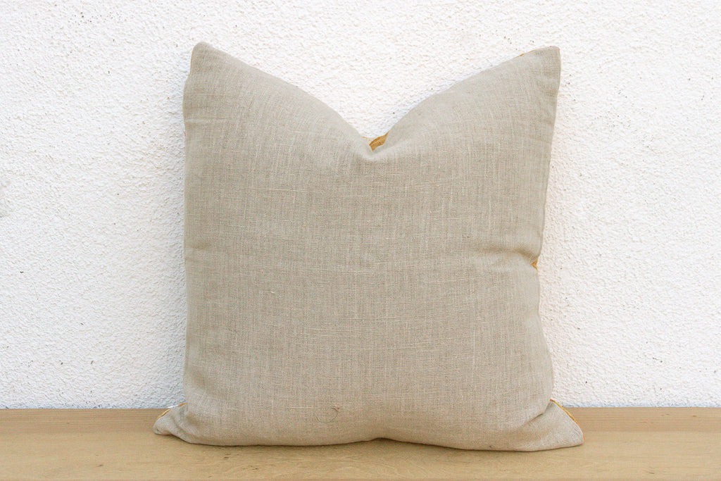 Royal Ribbon, Large Heirloom Bagh Phulkari Pillow