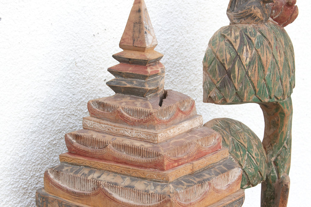Divine Procession, Antique Thai Architectural Carving