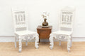 Pair of Beautifully Carved Anglo-Indian Chairs