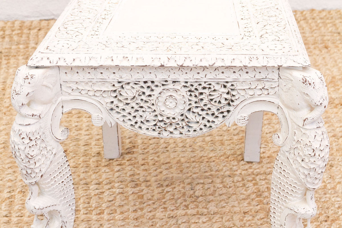 Pair of Beautifully Carved Anglo-Indian Chairs