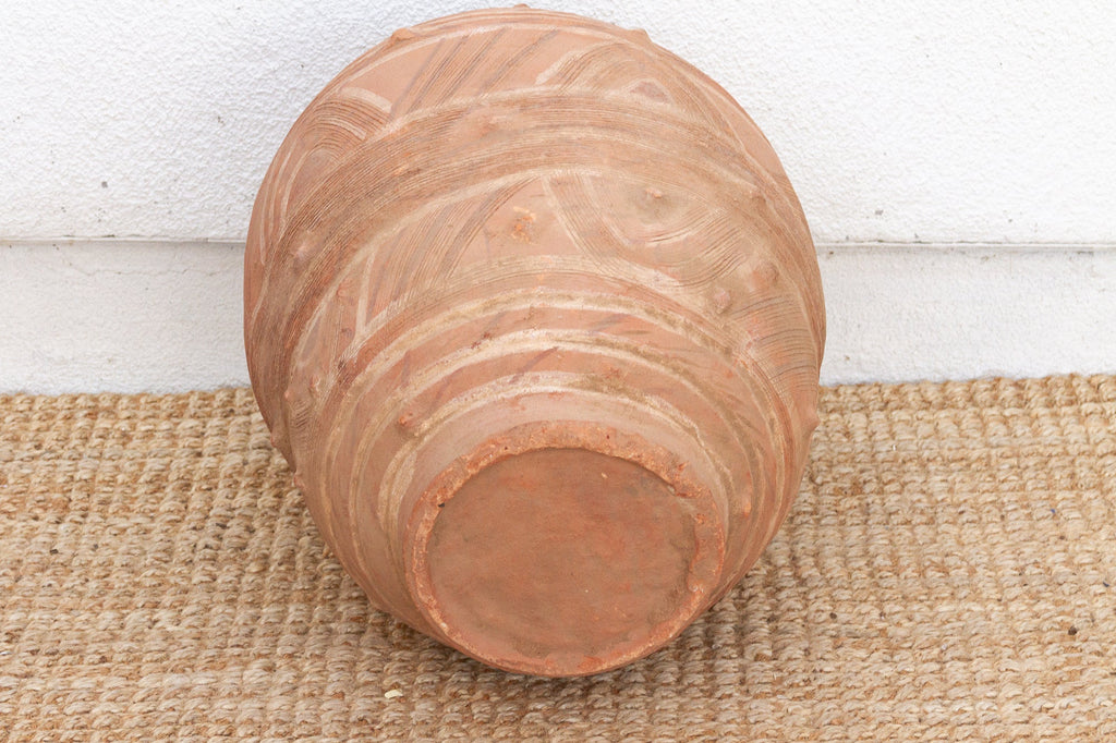 Rare 25" Tall African Clay Water Pot