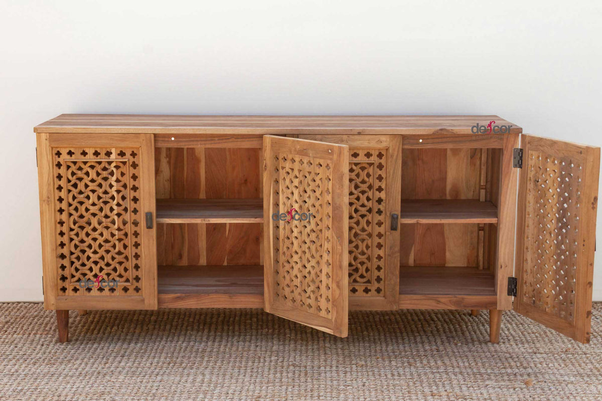 Reclaimed Teak Jali Sideboard