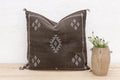 Berber Moroccan Large Silk Rug Pillow