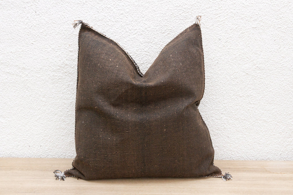 Berber Moroccan Large Silk Rug Pillow