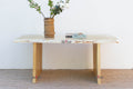 California Coastal 72" Bleached Live Edge Table