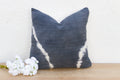 Midnight Shibori, Vintage Indigo Resist Dye Pillow