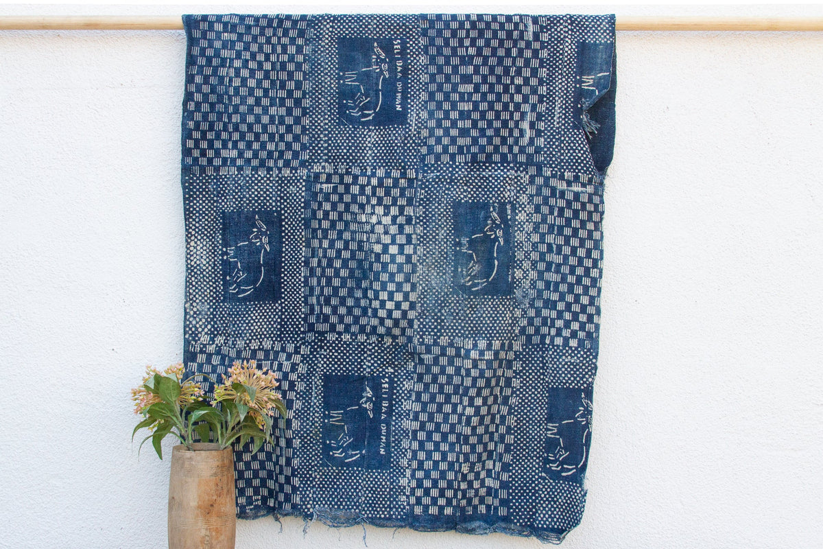 Tribal Life Vintage Indigo Mud Cloth