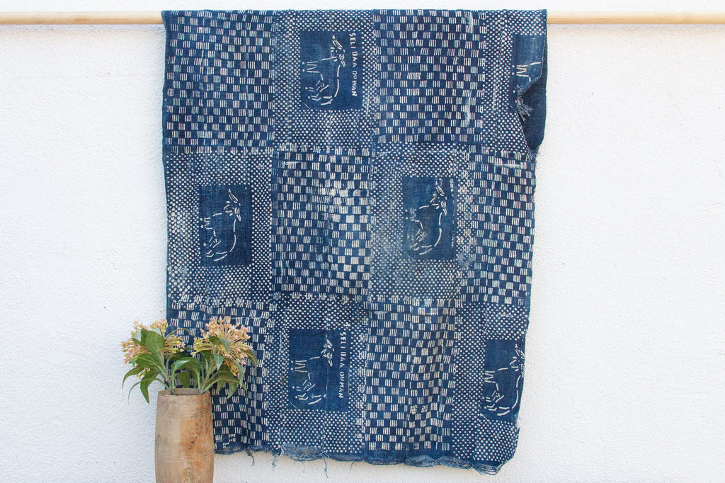 Tribal Life Vintage Indigo Mud Cloth