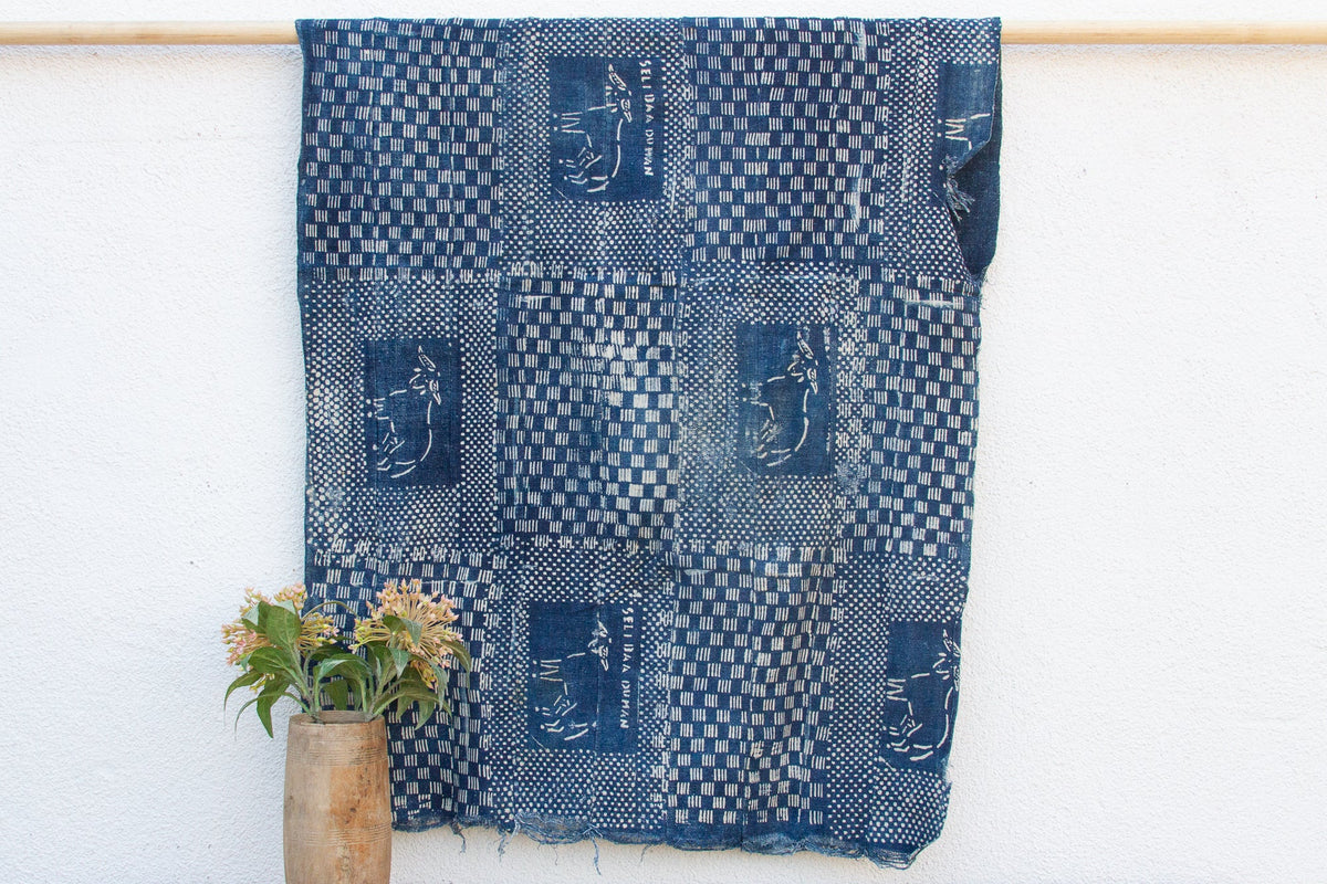 Tribal Life Vintage Indigo Mud Cloth