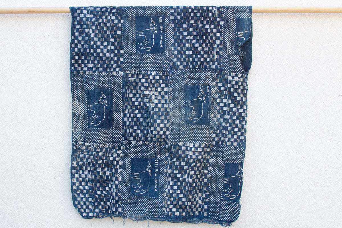 Tribal Life Vintage Indigo Mud Cloth