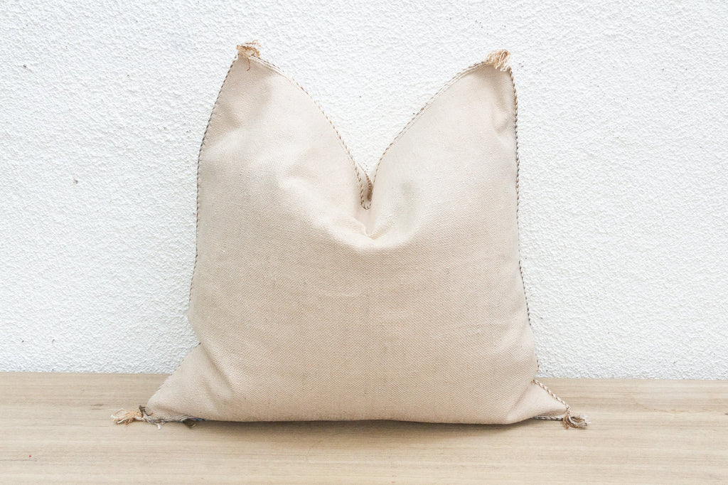 Moroccan Chalk Large Silk Rug Pillow