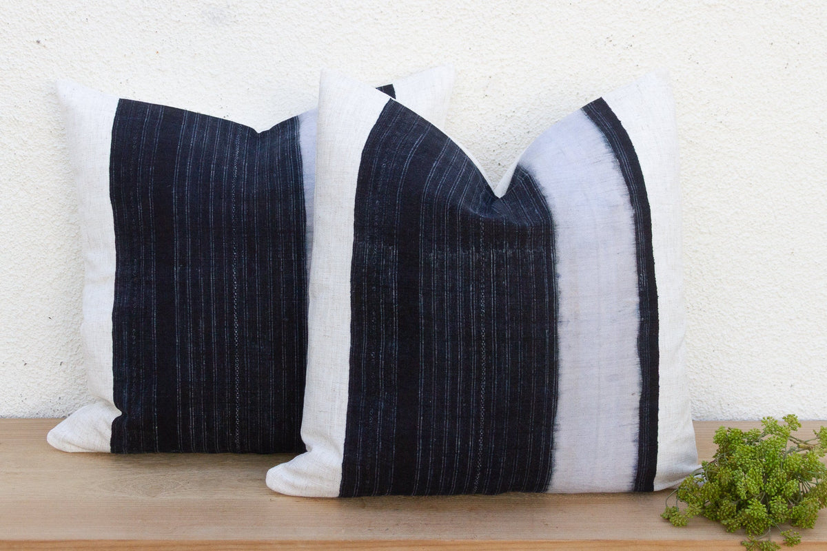 Hmong Mountain Handwoven Pillows, Set of 2
