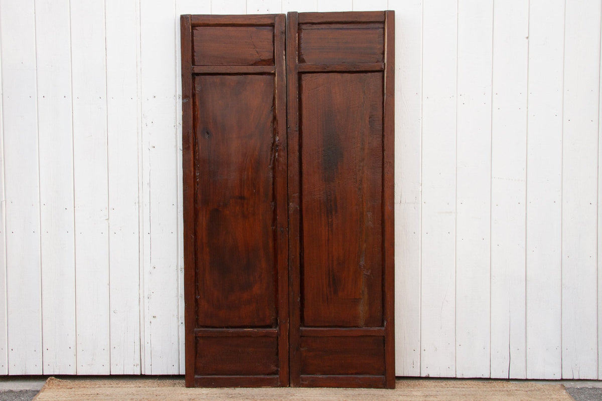 Set of 2, Carved Tang Dynasty Style Panels