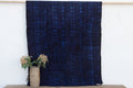 Marine Blue Artistic Mud Cloth