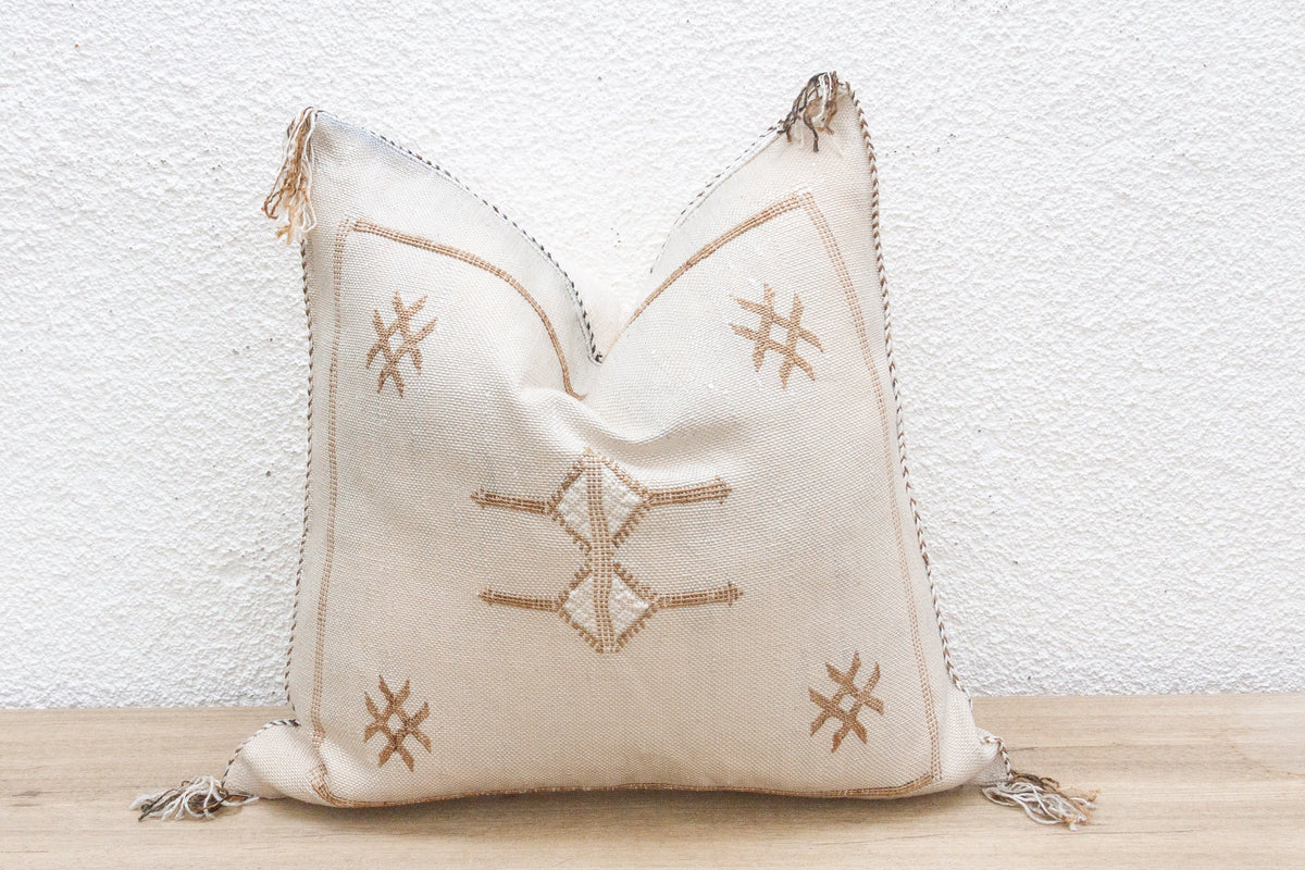Wadi Whisper Silk Rug Pillow