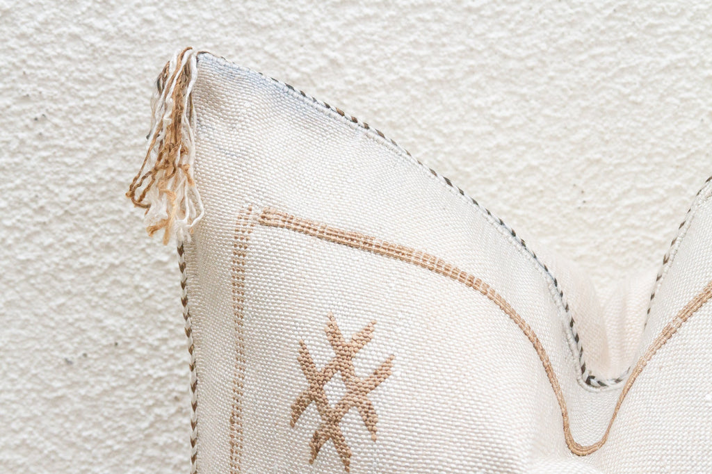 Wadi Whisper Silk Rug Pillow