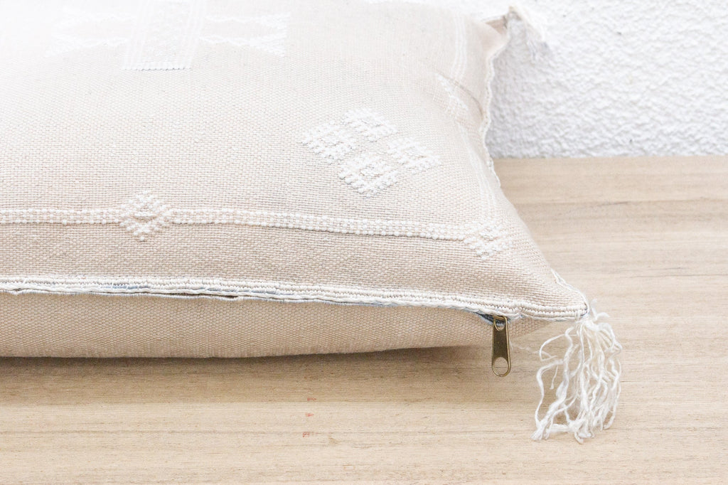 Desert Petal Silk Rug Pillow