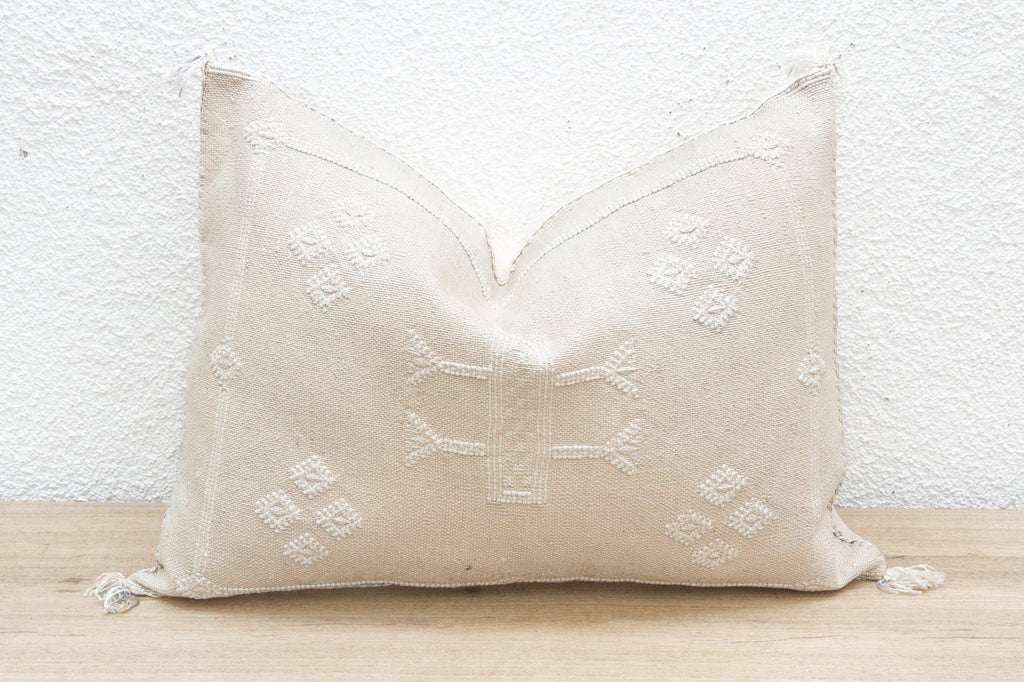 Celestial Clay Silk Rug Lumbar Pillow