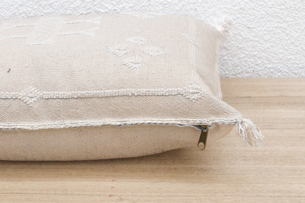 Celestial Clay Silk Rug Lumbar Pillow