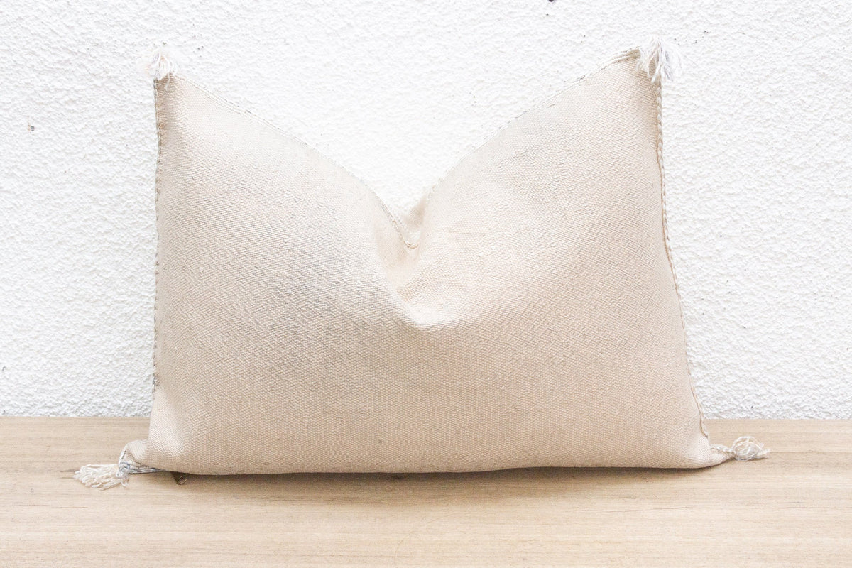 Celestial Clay Silk Rug Lumbar Pillow