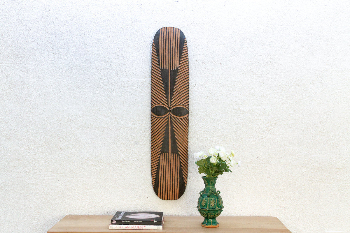 Handcarved Tribal Wall Hanging Shield
