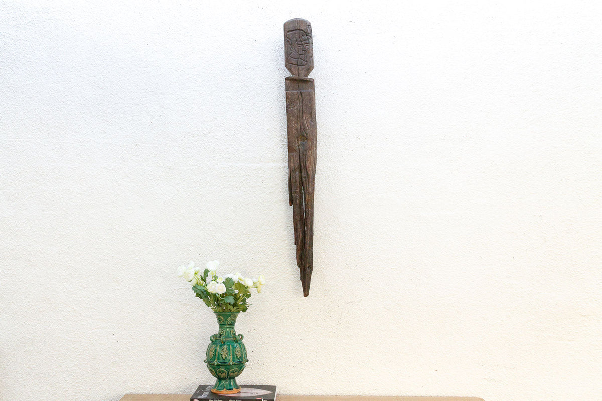 Antique Pre-1900 Himalayas Ancestor Carving