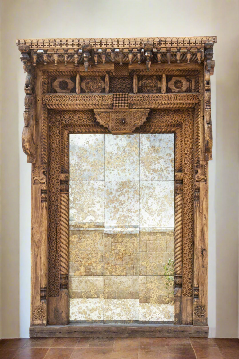 Majestic 18th Century Swat Valley Grand Mirror