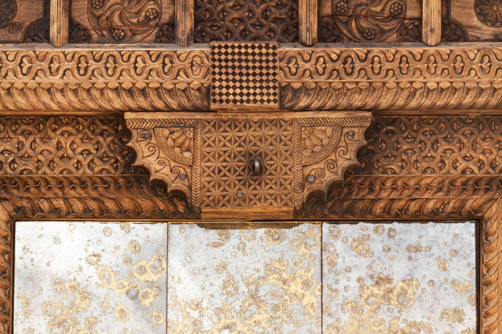 Majestic 18th Century Swat Valley Grand Mirror