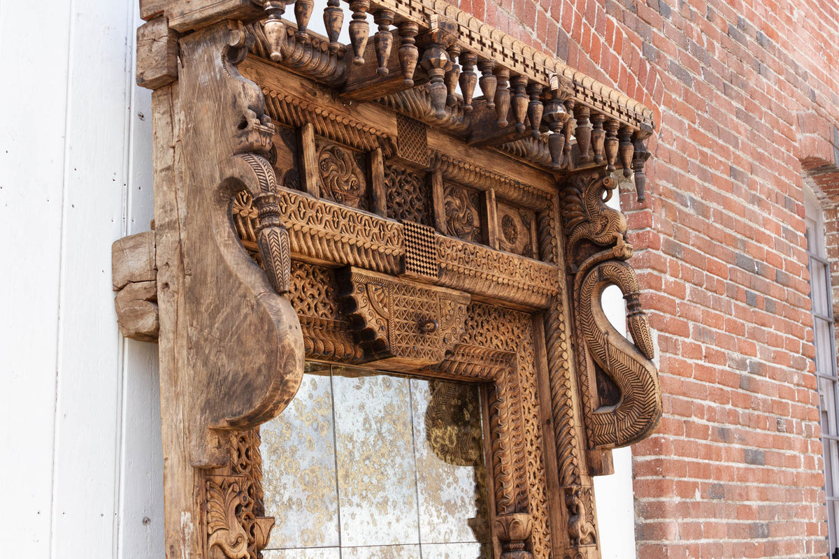 Majestic 18th Century Swat Valley Grand Mirror