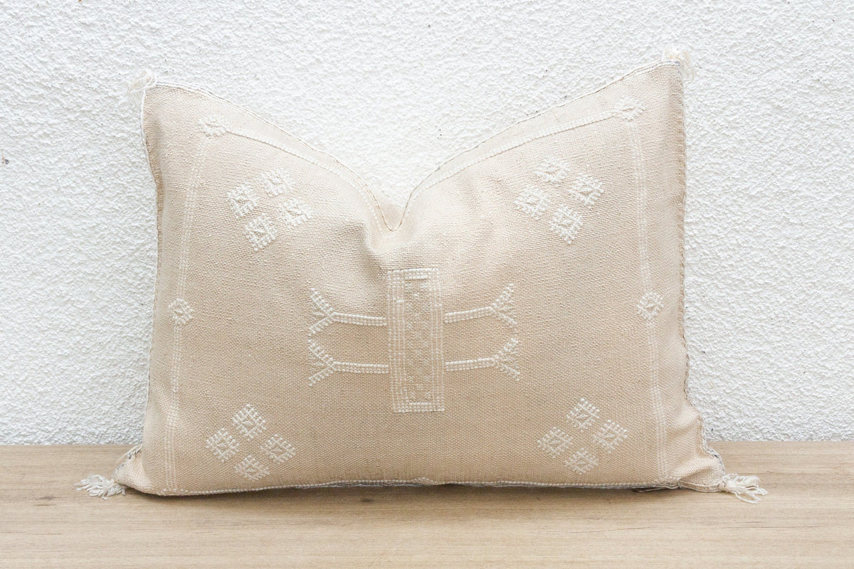 Zellige Silk Rug Lumbar Pillow