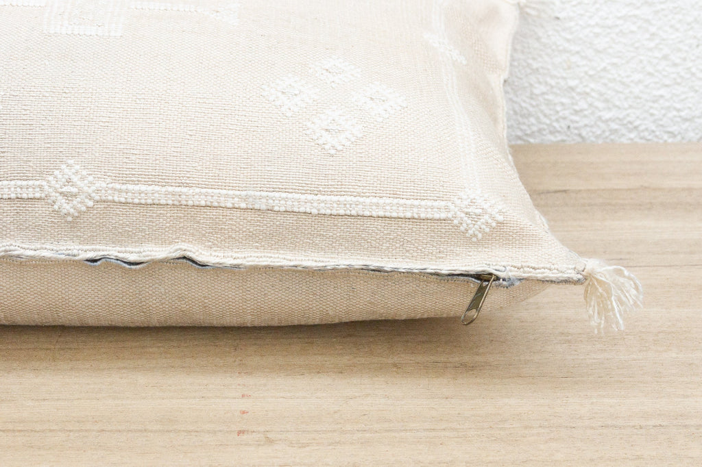 Zellige Silk Rug Lumbar Pillow