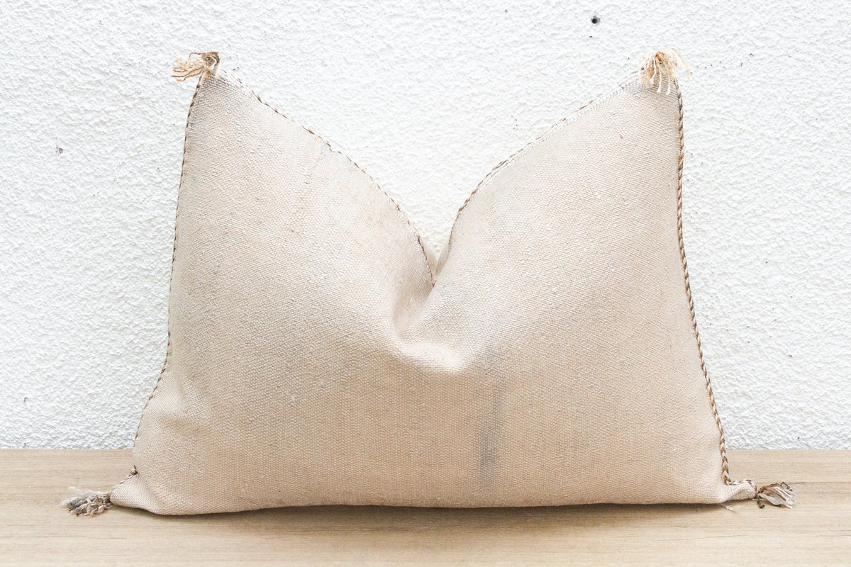 Ouira Mist Silk Rug Lumbar Pillow