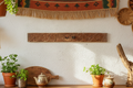 Antique Haveli Scroll Architectural Lintel