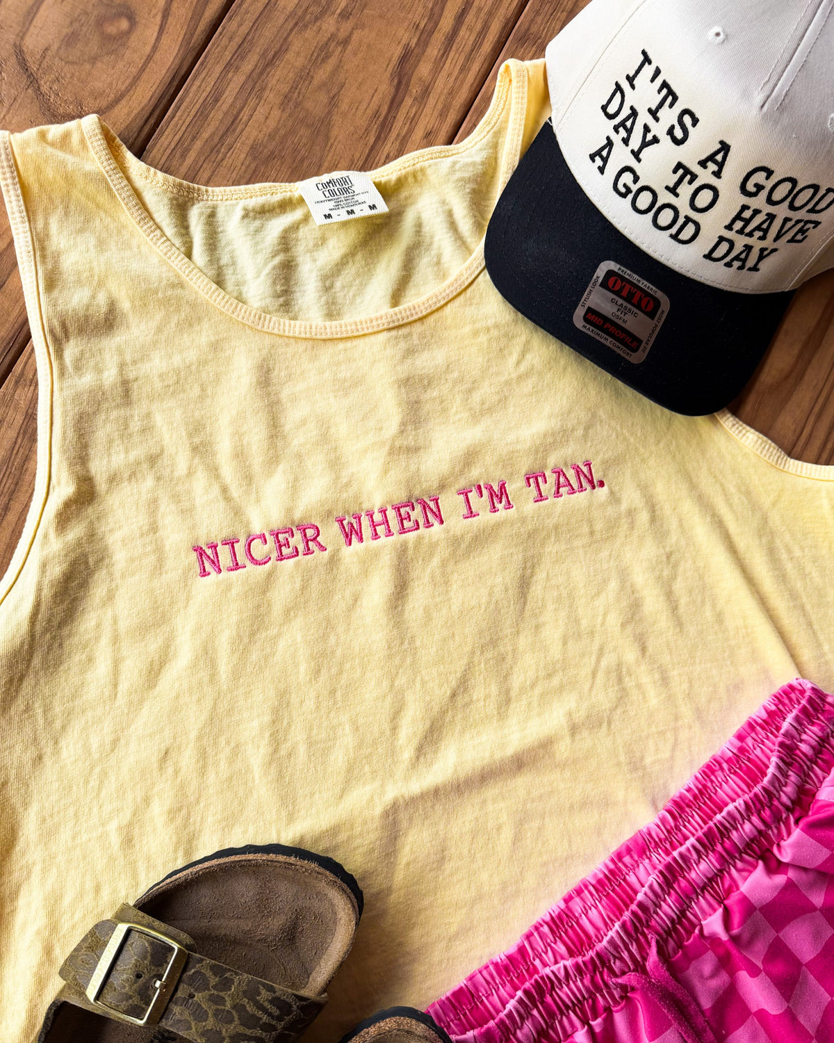 Nicer When I’m Tan Tank | Summer Graphic Tank | Cute Beach Tank Top