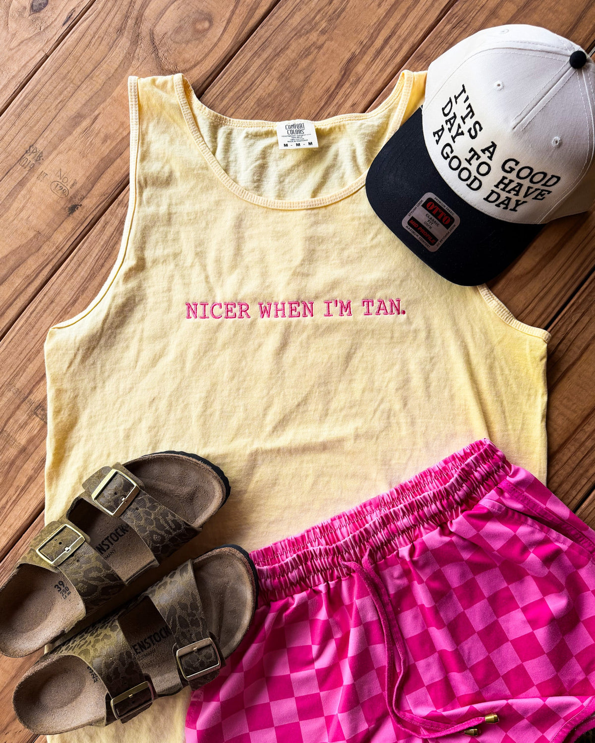 Nicer When I’m Tan Tank | Summer Graphic Tank | Cute Beach Tank Top