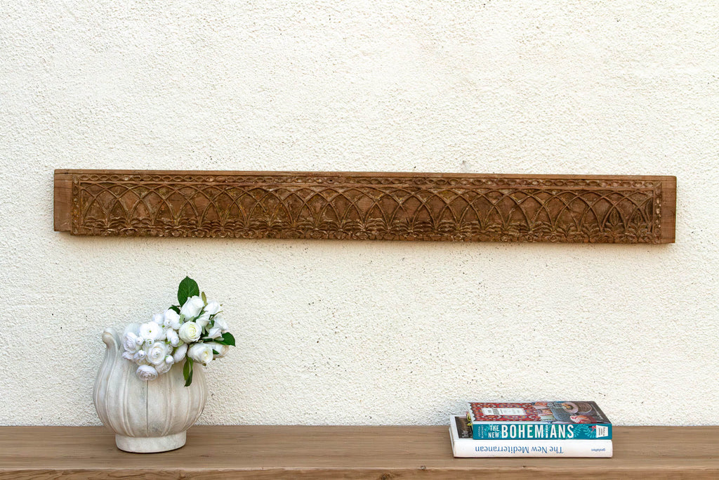 51" Long Arcade Teak Architectural Panel