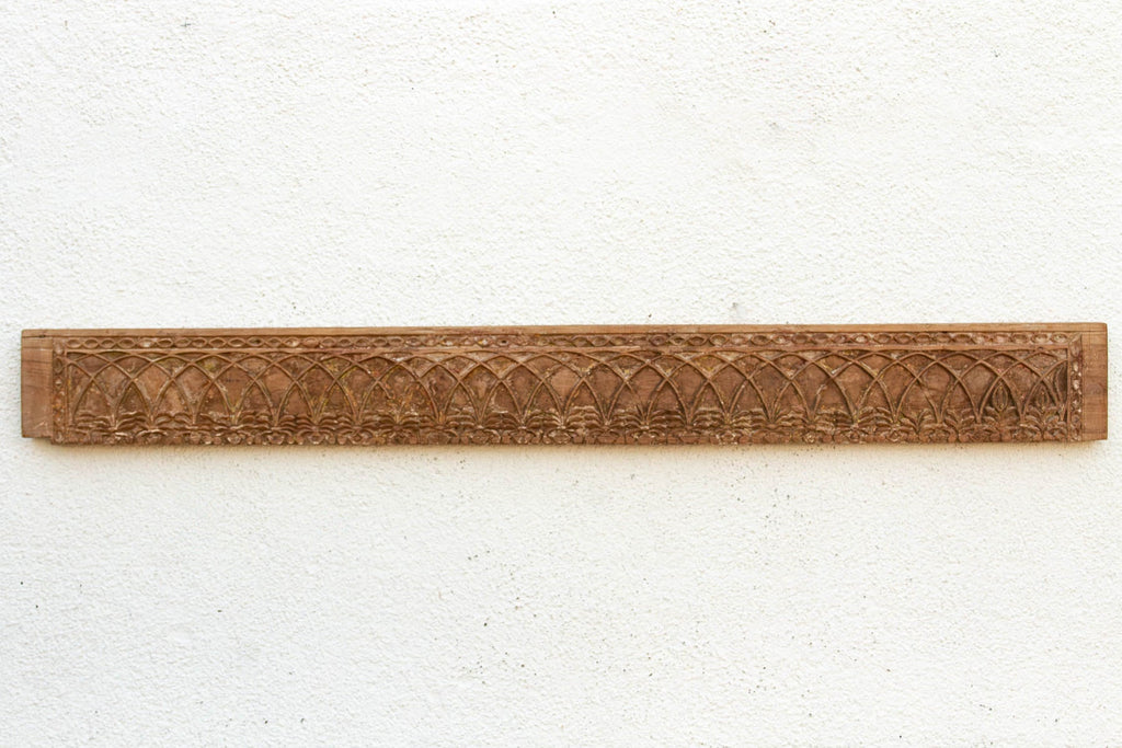 51" Long Arcade Teak Architectural Panel