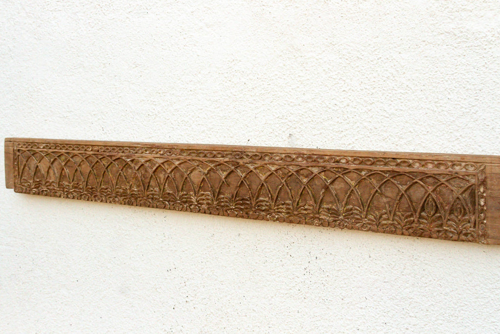 51" Long Arcade Teak Architectural Panel