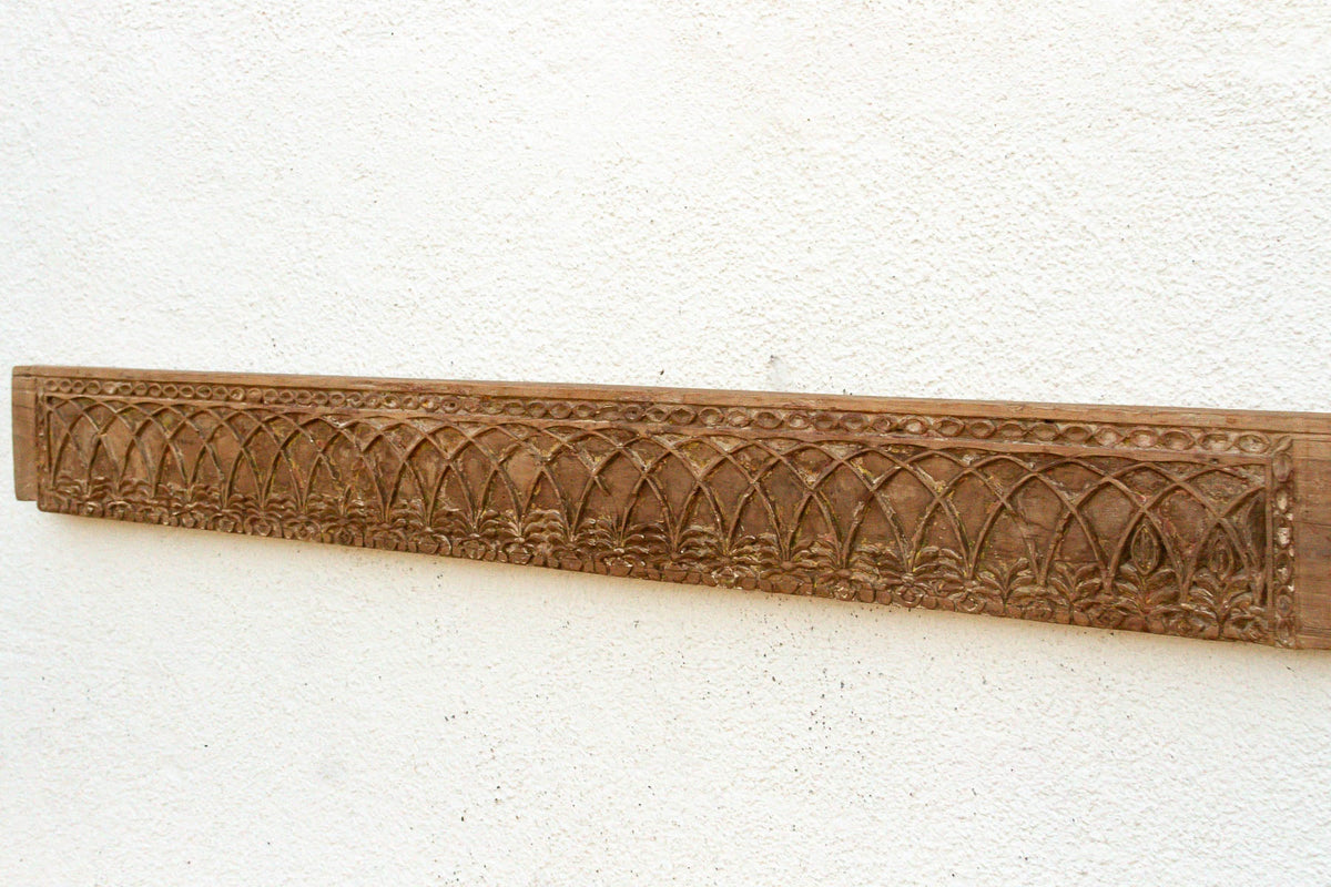 51" Long Arcade Teak Architectural Panel