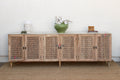 105" Six-Door Grand Floral Jali Sunbleached Sideboard