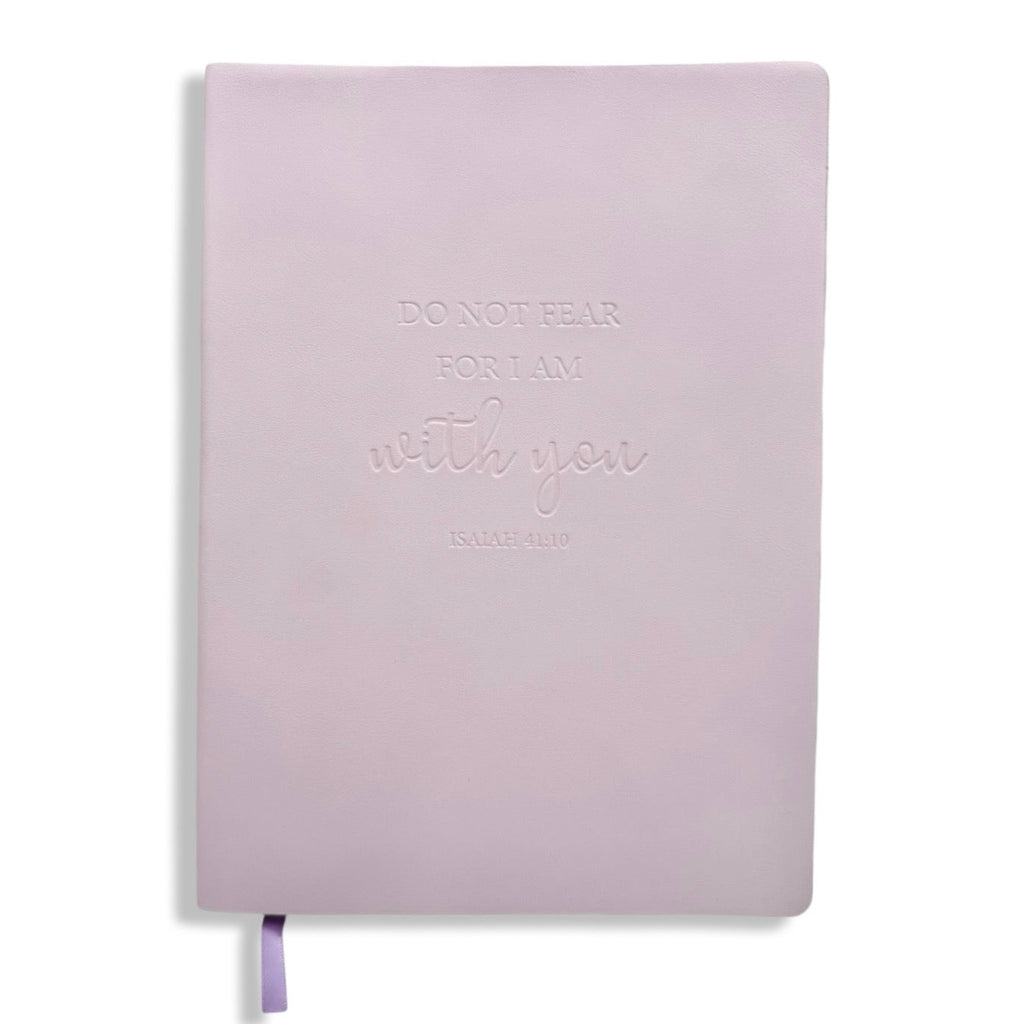 Journal: HeyPeacock Journal, PREMIUM Soft Leather - DO NOT FEAR