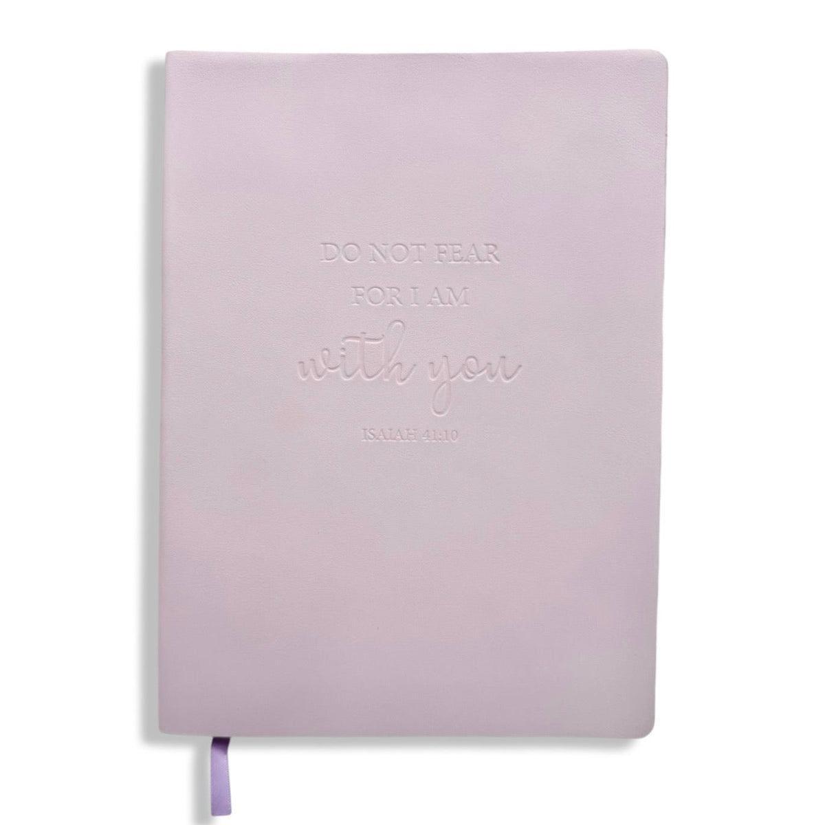 Journal: HeyPeacock Journal, PREMIUM Soft Leather - DO NOT FEAR