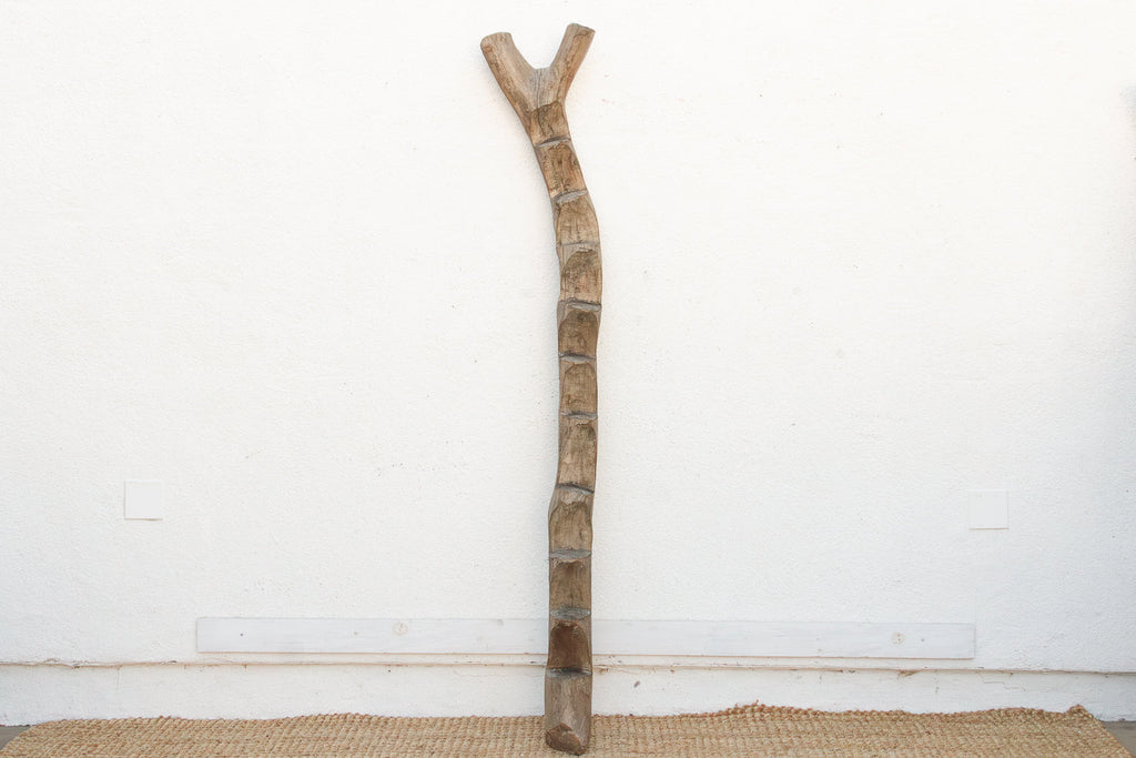 78" Tall Antique African Dogon Ladder